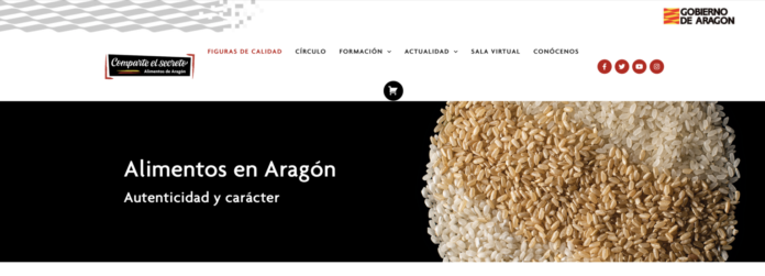 Alimentos de Aragon Website